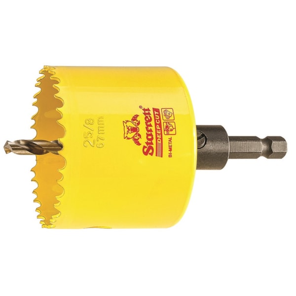 2-5/8'' (67mm) NVP Deep Cut Bi-Metal Hole Saw with Arbor