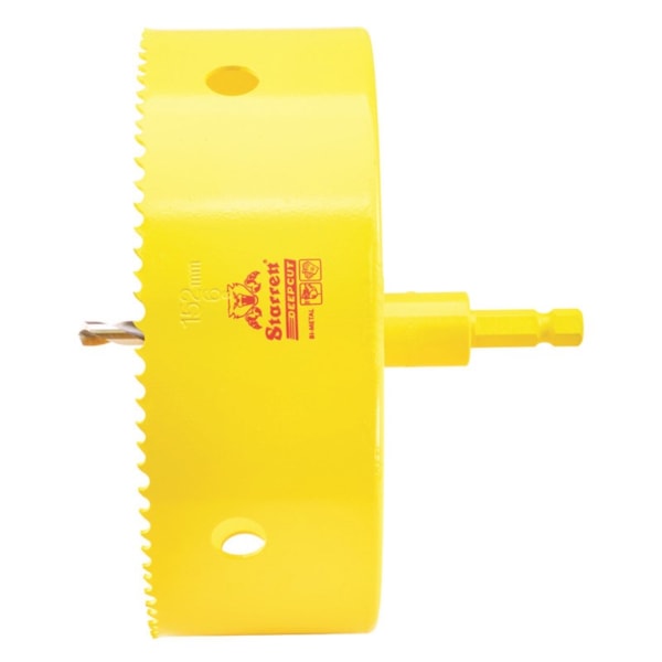 6'' (152mm) NVP Deep Cut Bi-Metal Hole Saw with Arbor