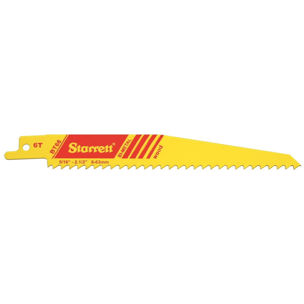 Wood Cut Reciprocating Saw Blade 9'' x 3/4 x .050 x 6T, 3X POWER, 2 Pack