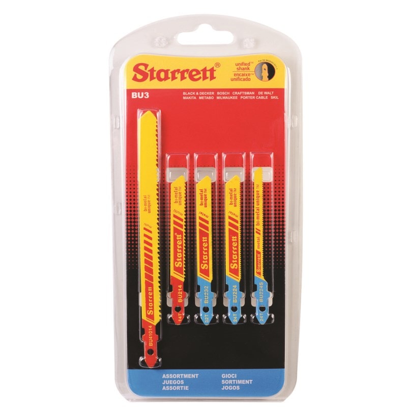 Jig Saw Blade Kit Metal Cutting Assortment (5 pcs.)