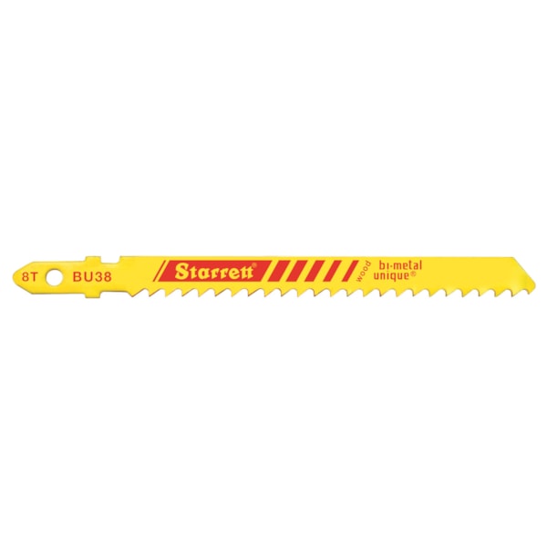 Wood Cutting Jig Saw Blade, 3'' x 5/16 x .050 x 8T, Bi-Metal, 5 Pack