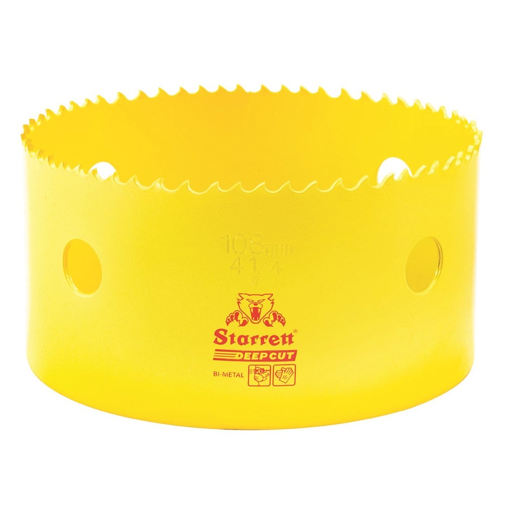 4-1/4'' (108mm) NVP Deep Cut Bi-Metal Hole Saw