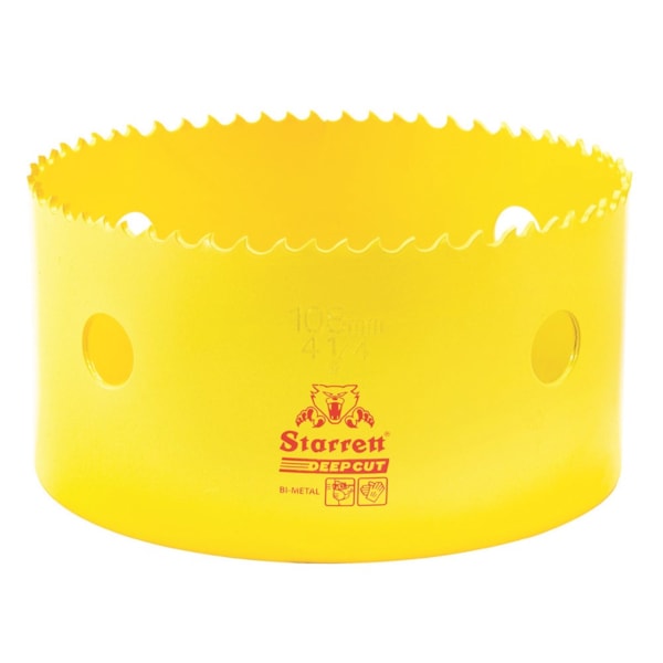4-1/4'' (108mm) NVP Deep Cut Bi-Metal Hole Saw
