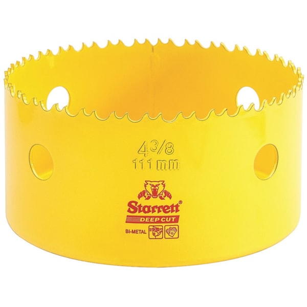4-3/8'' (111mm) NVP Deep Cut Bi-Metal Hole Saw