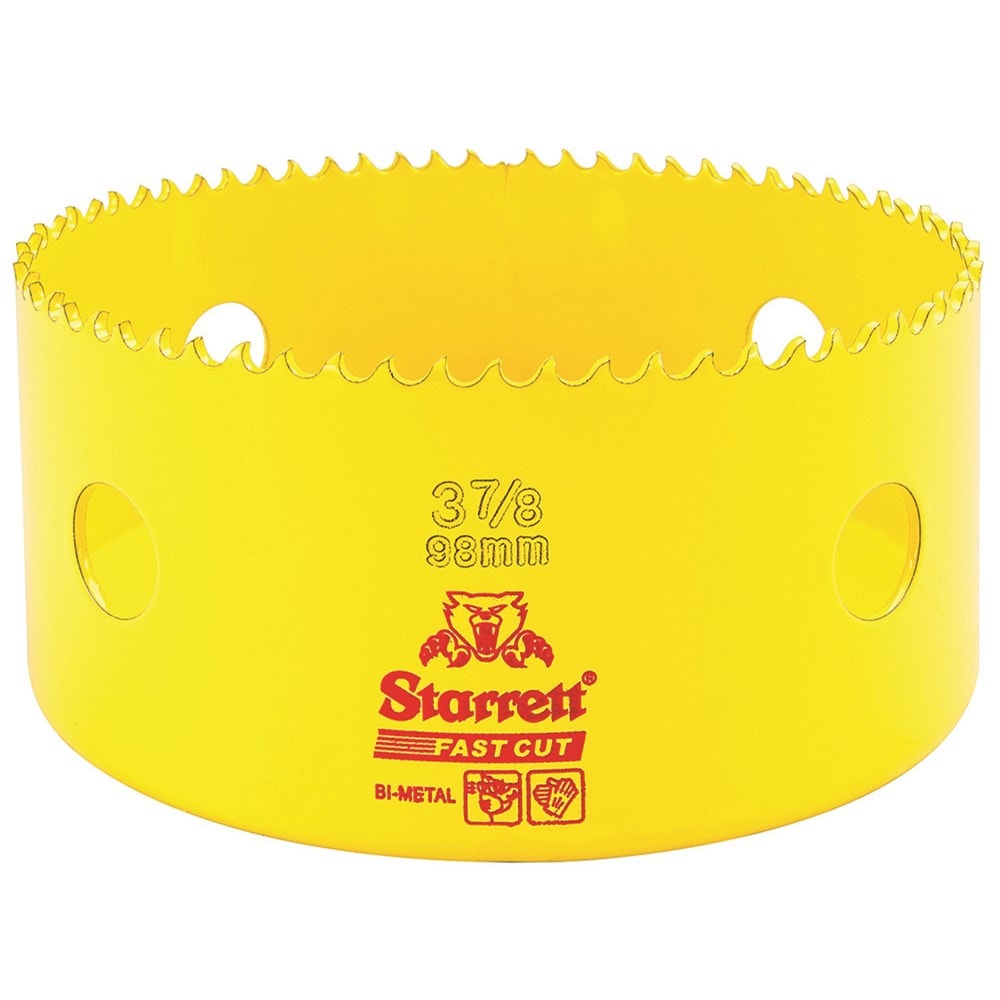 3-7/8'' (98mm) Fast Cut Straight Pitch Bi-Metal Hole Saw