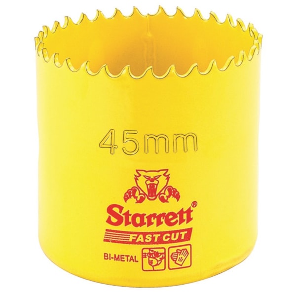 45mm Fast Cut Straight Pitch Bi-Metal Hole Saw