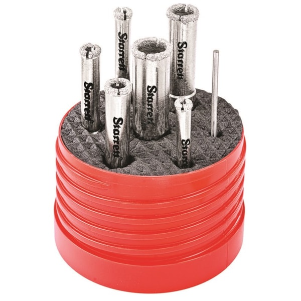 7 Piece Diamond Grit Tile Drill Kit