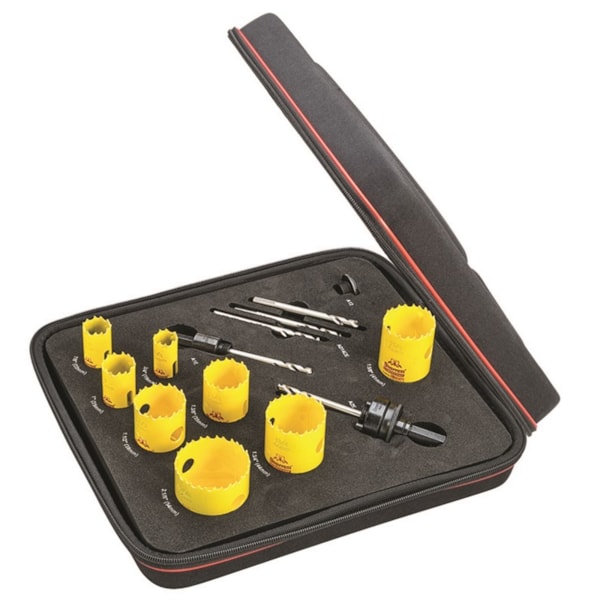 DCH Locksmiths/Doorlock Kit w/ 8 Hole Saws and 6 Accessories