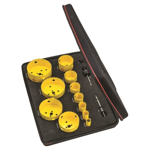 DCH Electricians Kit w/ 11 Hole Saws and 3 Accessories