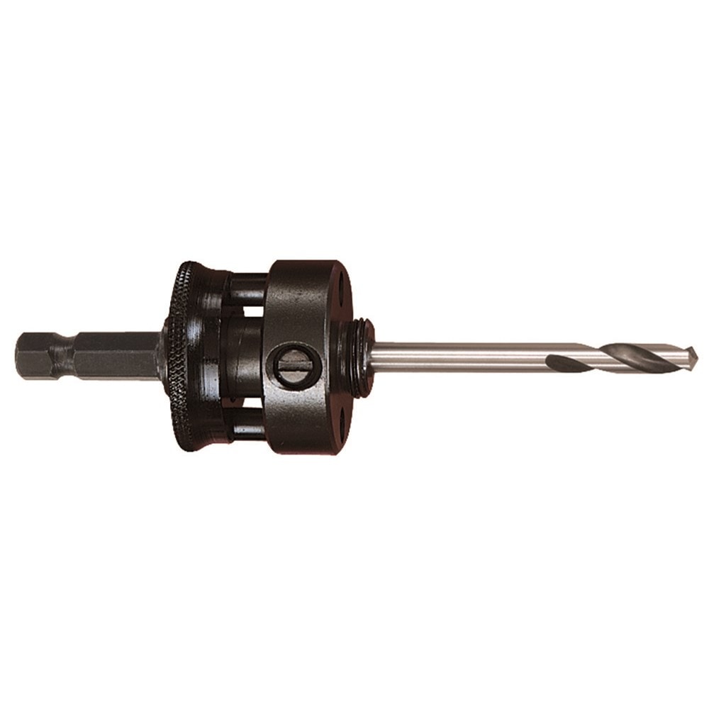 Hole Saw Arbor w/ Extended Range Pilot Drill, for Hole Saws 1-1/4'' - 8-9/32''
