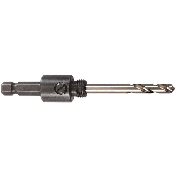 Arbor w/ Carbide Tipped Pilot Drill fits Hole Saw Dia. 9/16'' - 1-3/16'', 11/32'' hex shank