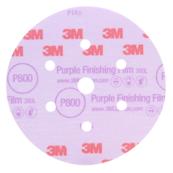 Dust Free Abrasive Disc, 6 in Dia, 36 Grit, Very Coarse, Aluminum Oxide