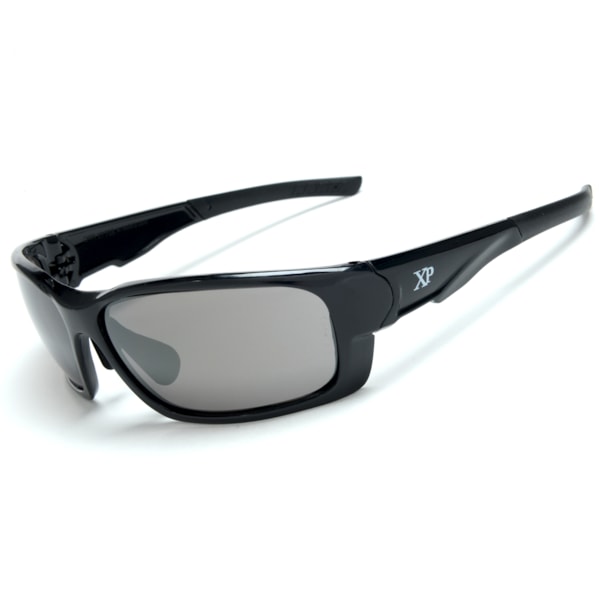 758 Black Mirrored Lens Safety Glasses