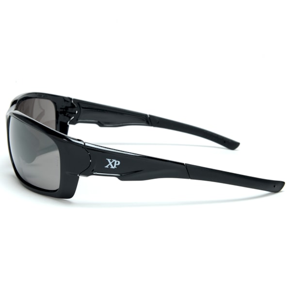 758 Black Mirrored Lens Safety Glasses