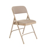 2200 Series Deluxe Fabric Upholstered Double Hinge Premium Folding Chair (Pack of 4) thumbnail 1