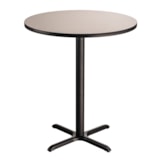 Round Café Table, "X" Base, 42" Height, 36" Round thumbnail 1