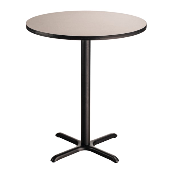 Round Café Table, "X" Base, 42" Height, 36" Round