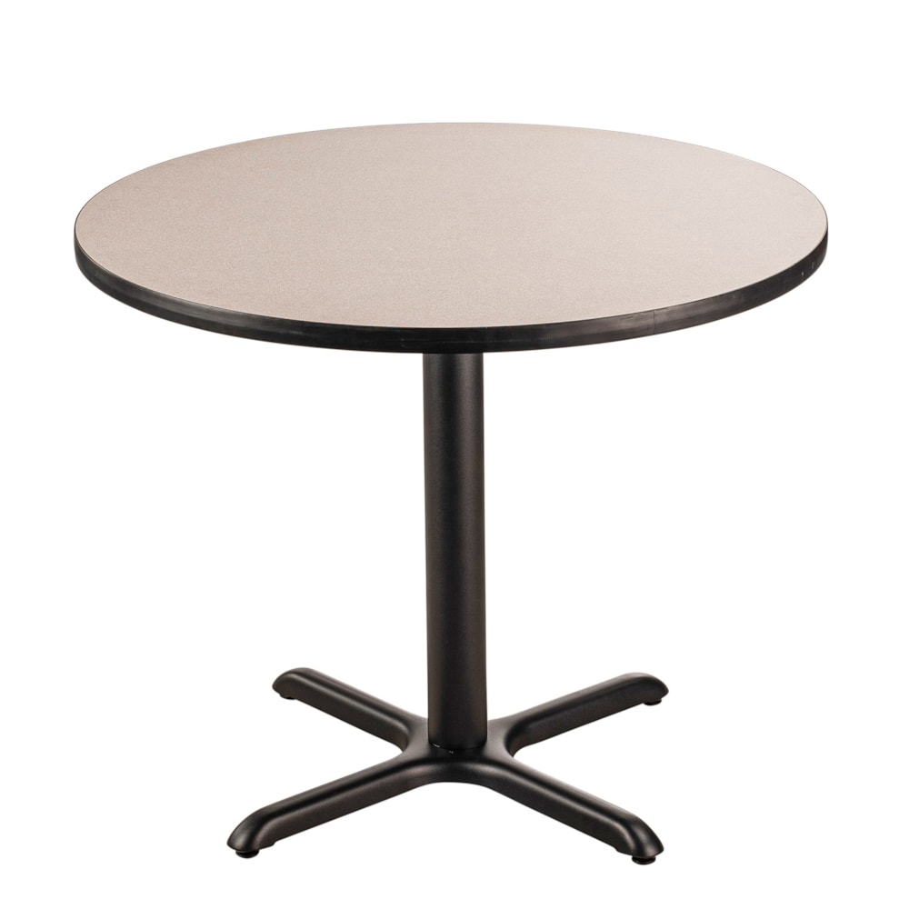Round Café Table, "X" Base, 30" Height, 36" Round