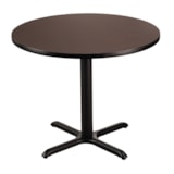 Round Café Table, "X" Base, 30" Height, 36" Round thumbnail 2
