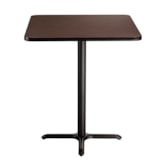 Square Café Table, "X" Base, 30" Height, 36" Square thumbnail 2