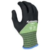 3/4 Dipped Touchscreen Foam Nitrile Palm Coated 18-Gauge Level A3 Cut Resistant Gloves thumbnail 1