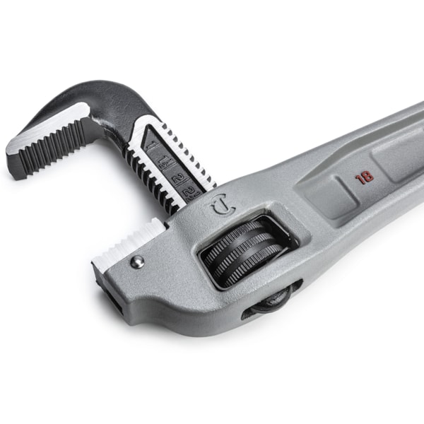 Aluminum Offset Handle Pipe Wrench