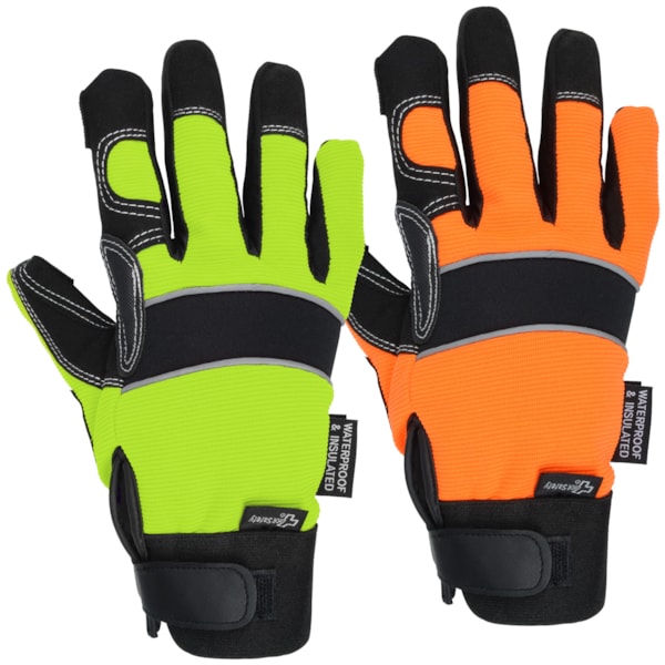 Moisture-Resistant Insulated Mechanic's Gloves 