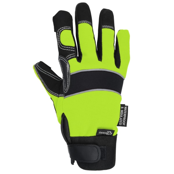 Moisture-Resistant Insulated Mechanic's Gloves 