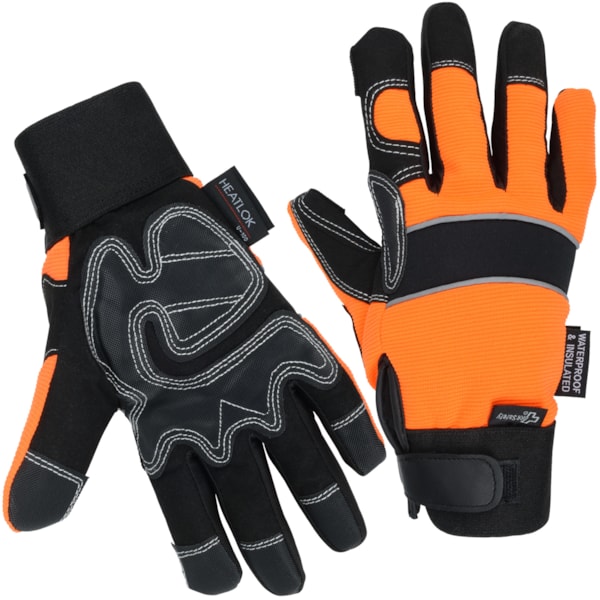 Moisture-Resistant Insulated Mechanic's Gloves 