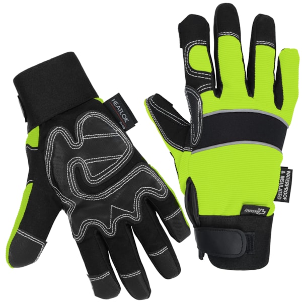 Moisture-Resistant Insulated Mechanic's Gloves 