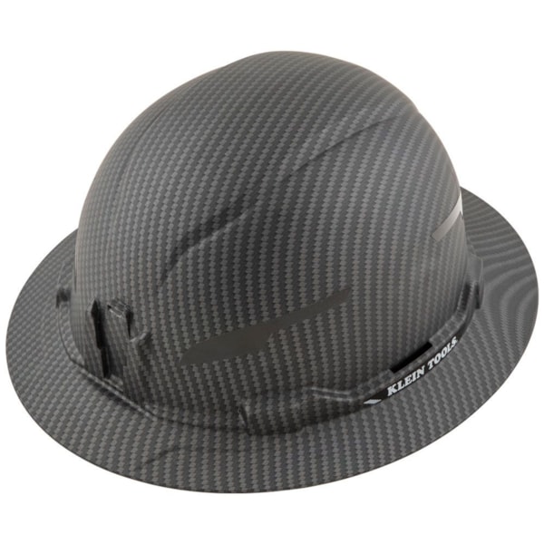 Premium KARBN™ Pattern Non-Vented Full Brim Hard Hat