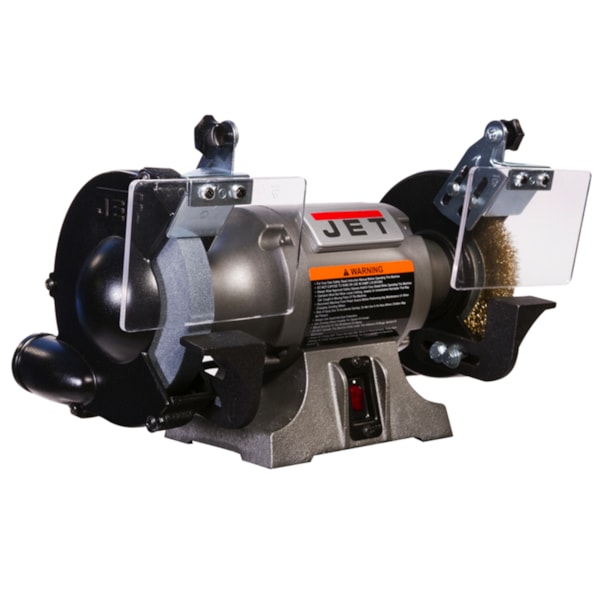 Shop Grinder with Grinding Wheel and Wire Wheel
