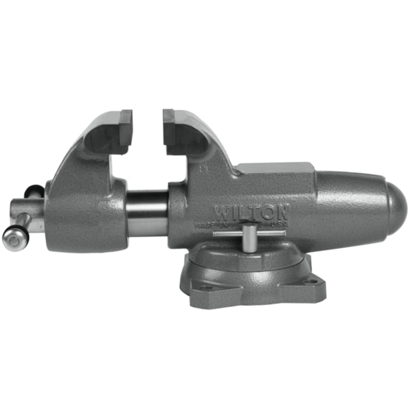 Machinist 5” Jaw Round Channel Vise with Swivel Base