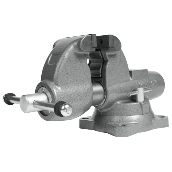 Combination Pipe And Bench 4-1/2” Jaw Round Channel Vise with Swivel Base