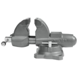 Combination Pipe And Bench 4-1/2” Jaw Round Channel Vise with Swivel Base thumbnail 4