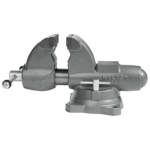 Combination Pipe And Bench 4-1/2” Jaw Round Channel Vise with Swivel Base