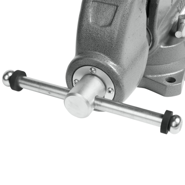 Combination Pipe And Bench 4-1/2” Jaw Round Channel Vise with Swivel Base