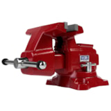 Utilty HD Bench Vise with 8" Jaw Width, 8-1/2" Jaw Opening and 360° Swivel Base thumbnail 2