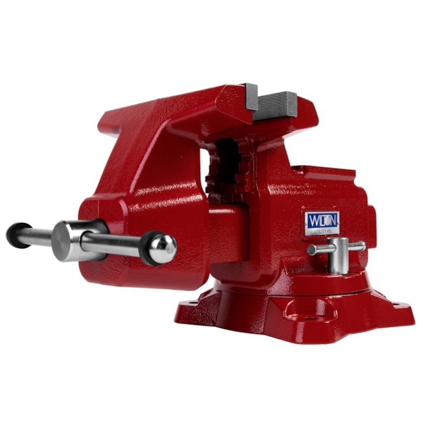 Utilty HD Bench Vise with 8" Jaw Width, 8-1/2" Jaw Opening and 360° Swivel Base