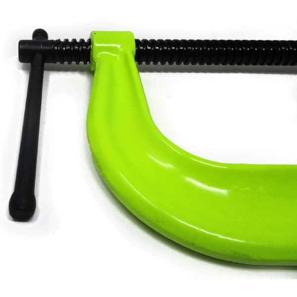 400 Series Hi-Vis Safety C-Clamp with 0 - 6-1/16” Opening and 4-1/16” Throat Depth