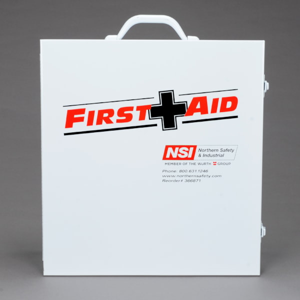 100 Person 3 Shelf First Aid Steel Cabinet