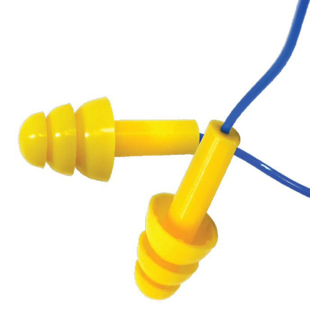Corded NRR 26 Reusable Ear Plugs 