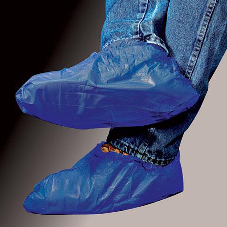POLYETHYLENE SHOE COVER 150PR/CS