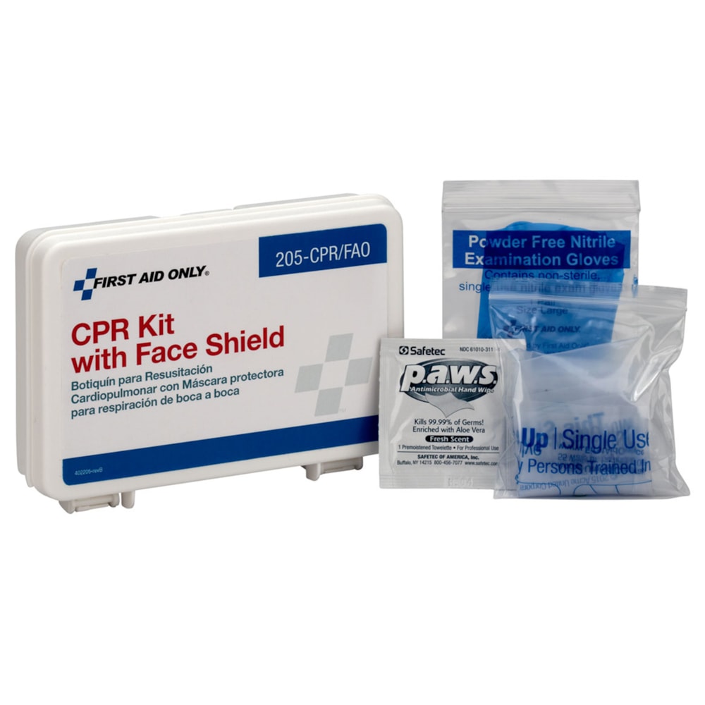 CPR KIT SINGLE USE PLASTIC CASE