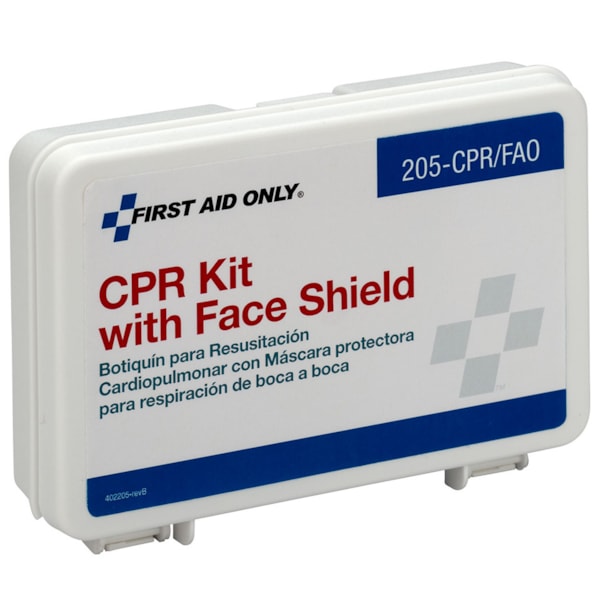 CPR KIT SINGLE USE PLASTIC CASE