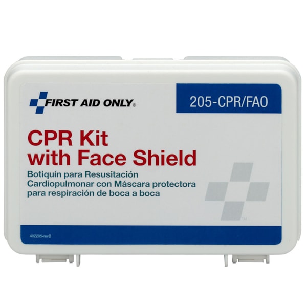 CPR KIT SINGLE USE PLASTIC CASE