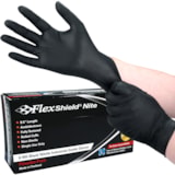9.5” 6 Mil Industrial Grade Fully Textured Disposable Gloves 100/Box thumbnail 1