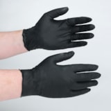 9.5” 6 Mil Industrial Grade Fully Textured Disposable Gloves 100/Box thumbnail 2