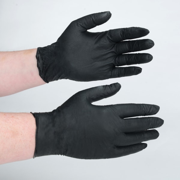 9.5” 6 Mil Industrial Grade Fully Textured Disposable Gloves 100/Box