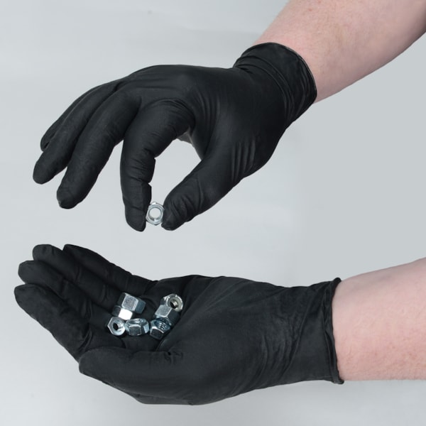 9.5” 6 Mil Industrial Grade Fully Textured Disposable Gloves 100/Box